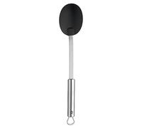 WMF Profi Plus Cuillère de service avec cuilleron en plastique et manche en acier inoxydable Cromargan partiellement dépoli 32 cm Passe au lave-vaisselle Résistant à la chaleur jusqu'à 270 °C