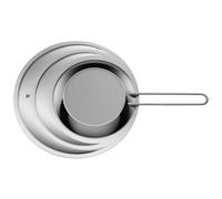 WMF Profi Plus Protection anti-projections pour Ø 20-28 cm, avec poignée rétractable, acier inoxydable Cromargan, lavable au lave-vaisselle