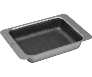 WMF Profi Resist Plat à rôtir et à gratin grand format 39 x 30 x 7 cm - Moule à four avec revêtement multicouche - Structure en nid d'abeille