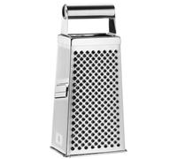 WMF Râpe carrée gastronomique, 10,5 x 8 x 24 cm, râpe en acier inoxydable, 4 surfaces de râpe, idéale comme râpe à pommes de terre, coupe-légumes, Cromargan, passe au lave-vaisselle
