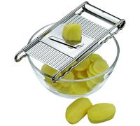 WMF Râpe GOURMET Râpe à pommes de terre Râpe à concombre Cromargan Acier inoxydable Lavable au lave-vaisselle