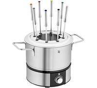 WMF Service fondue électrique LONO 0415130011 – 1400 W, 8 pers., récipient inox, 8 fourchettes 18/10
