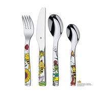 WMF Service de Couverts pour Enfant Ape Maya 4 pièces Couverts colorés en Acier Inoxydable 18/10