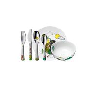 WMF Set de vaisselle pour enfants JANOSCH, 6 pièces Cromargan multicolore