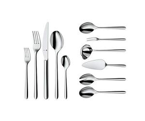 WMF Set de Couverts Flame pour Plusieurs Personnes, mehrteilig, Acier Inoxydable, Acier Inoxydable, 66-teilig
