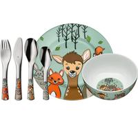 WMF Set de vaisselle pour enfants Amis de la forêt, 6 pièces