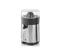 WMF Stelio Presse-agrumes électrique, 85 W, Service direct dans le verre, Jus orange, Citron, Pamplemousse, Orange pressée, Compatible lave-vaisselle, Finition inox 0416030012