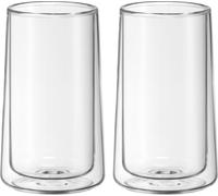 WMF TeaTime Verres à Latte Macchiato - set de 2 verres, à double paroi, pour le café et le thé, verre thermique, résistant à la chaleur, lavable au lave-vaisselle, V 270ml, H 13cm