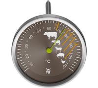 WMF Thermomètre à viande analogique 6,3 cm, thermomètre à rôtir avec marquage des points de cuisson pour steak bœuf veau agneau porc volaille, sonde jusqu'à 110°C