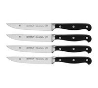 WMF top class Plus set de couteaux à steak 4 pièces, 22 cm, fabriqué en Allemagne, couteau forgé, coupe performante, lame 12 cm
