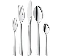 WMF Set de couverts Virginia Cromargan Protect 30 pièces acier anti-rayures lame insérée argent
