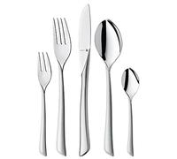 WMF Virginia Cromargan Protect Lot de 30 couverts en acier extrêmement résistant aux rayures avec lame insérée pour 6 personnes