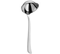 WMF Virginia louche à soupe 23,5 cm, cuillère à sauce, louche, louche Cromargan protéger partiellement en acier inoxydable mat, résistant aux rayures, passe au lave-vaisselle