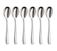 WMF Vision ensemble de cuillères à expresso 6 pièces, 10,8 cm, cuillère à expresso Cromargan Protect en acier inoxydable mat, petites cuillères résistantes aux rayures, passent au lave-vaisselle