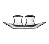 WMF Salière/Poivrière 0660079990 - Design Wagenfeld - Cromargan inox 18/10, Hauteur 4,5 cm