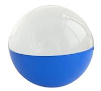 WMFASBAG Boule de cristal vidéo 3D avec lampe orbe à mémoire de forme à base noire pour la famille et les amis (bleu)