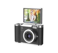 WMFASBAG Caméra numérique 4K 48MP Portable CCD Came Camis 8X Zoom Video Recorder Gift (Noir)
