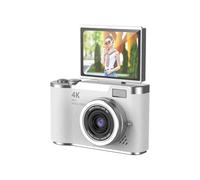 WMFASBAG Caméra numérique 4K 48MP Portable CCD CAMEAL 8X Zoom Video Recorder Gift (Blanc)