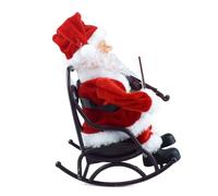 WMFASBAG Christmas Santa Claus Jouant Les Figurines de Violon Mini Santa Claus, Jouant à la Sculpture de Violon Creative New Year Gifts for Friends