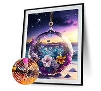 WMFASBAG Peinture diamant 5D à faire soi-même, perceuse ronde complète, Kit de plage, décoration artistique de la maison (NH2934)