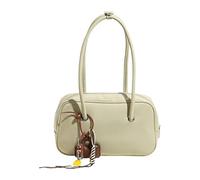 WMFASBAG Sac à bandoulière en cuir PU avec pendentif pour femmes filles (vert)
