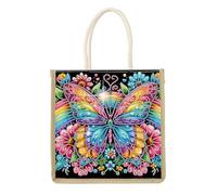 WMFASBAG Sac à de peinture de diamant Drillage partiel de sac à main en diamant (papillon)
