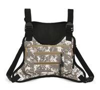WMFASBAG - Sac à Dos de Sport à la Mode, Sangle réglable, Streetwear, Sac de Poitrine, Gilet de étanche, Sac à Dos pour Course à Pied et