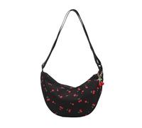 WMFASBAG Sac au croissant en nylon avec sangle réglable pour les travaux de magasinage de (noir)