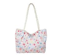 WMFASBAG Sac fourre-tout mignon avec une fermeture d'épaule à fermeture éclair pour femmes pour les filles (fleur)
