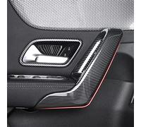 WMGoods Convient pour Mercedes Benz Classe A W177 A180 A200 A220 A250 2019, housse de poignée intérieure de voiture, motif fibre de carbone