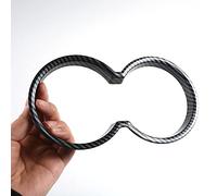 WMGoods Convient pour Porsche Macan 2014-2021, garniture de porte-gobelet de console de voiture, cadre de porte-gobelet, couvercle de panneau de porte-gobelet