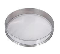WMLBK Extracteur de pollen d'herbes en acier inoxydable empilable sûr 25 cm de diamètre Tamis à farine 150 mailles Tamis de cuisine pour cuisine farine riz nouilles sucre en poudre (25 cm)
