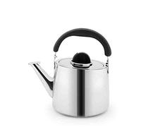 Wmmner 4L Silve Brillantr Bouilloire À Thé Stove Whistle, Théière En Acier Inoxydable Polie, Bouteille À Poignée Ergonomique, Convient À La Cuisine Et Au Mariage de Salle À Manger