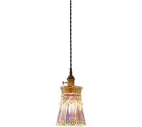 Wmmner Abat-Jour Suspendu En Verre Lampe Suspendue de Plafond En Verre Simple Moderne Au-Dessus Des Luminaires de Lustre D'Île Compatible Avec La Lampe D'Entrée Du Salon