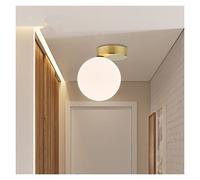 Wmmner Applique Murale, Applique Murale de Plafond Moderne Lustre À Bille de Verre Minimaliste Couloir Allée Balcon Plafond Lamp Living Bedroom Bedside Lighting, Led Modern Chandelier/Petite Taille/Sa