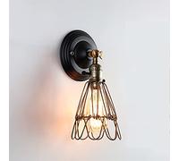 Wmmner Applique Murale, Applique Murale Industrielle À Une Tête, Petite Lampe Murale de Chevet Personnalisée, Direction Réglable, Lampe Murale D'Intérieur (B)/B