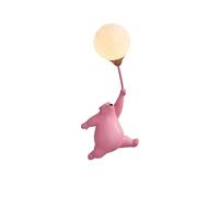 Wmmner Applique Murale, Applique Murale Mignonne Ours En Résine, Applique Murale Créative 3D Lune En Acrylique Dépoli, Veilleuse Pour Chambre D'Enfant, Chambre, Cuisine, Couloir, Salon, Applique Mural