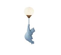 Wmmner Applique Murale, Applique Murale Mignonne Ours En Résine, Applique Murale Créative 3D Lune En Acrylique Dépoli, Veilleuse Pour Chambre D'Enfant, Chambre, Cuisine, Couloir, Salon, Applique Mural