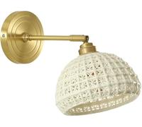 Wmmner Applique Murale, Applique Murale Moderne Applique Murale En Céramique Nordic Wall Mount Light E27 Appliques Éclairage Mural Avec Abat-Jour En Céramique Blanche Lumières de Décoration Murale de