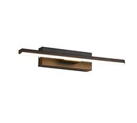 Wmmner Applique Murale, Applique Murale Moderne Minimaliste, Applique Murale Orientable À 360°, Noir, Bande Lumineuse 3000K, Lumière Chaude, Appliques Murales À Led Câblées Pour Salon, Chambre, Couloi