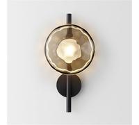 Wmmner Applique Murale Appliques Led Lampe de Chevet Allée Salon Lampe En Verrelampes de Chambre À Coucher Lumières Intérieures/Lumière Chaude/Changyan-14.96In
