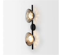 Wmmner Applique Murale Appliques Led Lampe de Chevet Allée Salon Lampe En Verrelampes de Chambre À Coucher Lumières Intérieures/Lumière Chaude/Chang2Yan-25.59In