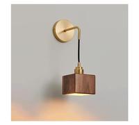 Wmmner Applique Murale C E27 Appliques Murales Luminaires Muraux de Ferme En Bois V-Intage Hall Wall Mount Light Avec Abat-Jour En Métal Chambre D'Intérieur Lampe Murale de Chevet, Lustre Moderne Susp