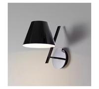Wmmner Applique Murale de Chambre À Coucher Lumière de Décoration Créative Pour Hôtel Villa Couloir Applique Minimaliste Luminaires Décoration Intérieure/Noir