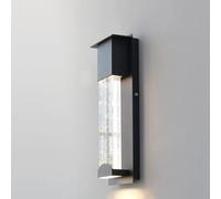 Wmmner Applique Murale D'Extérieur Applique Murale Noire Carrée Simple Moderne 12W Led Chauffe La Lumière Et Économise de L'Énergie Appliques Murales/Une Couleur