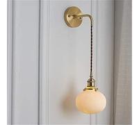 Wmmner Applique Murale D'Extérieur Lampe de Plafond Et Lampe Murale En Céramique En Laiton Japonaise Rétro Céramique Translucide Salle Den, Lustre/Une Seule Couleur/12Cm