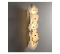 Wmmner Applique Murale Espagne Marbre Naturel Lampe Led Cuivre Luxe Nouveauté Éclairage Applique Chambre À Coucher Salon Salle À Manger Décor Art Moderne Design
