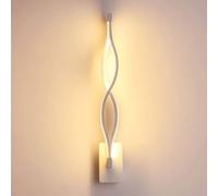 Wmmner Applique Murale Européenne Chambre À Coucher Moderneéclairage Led Applique Murale - Wave Wall Lamp 16W Metal Wall Light Acrylic Fixture Ceiling Lighting