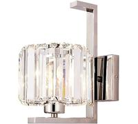 Wmmner Applique Murale Européenne En Acier Inoxydable 304, Appliques Murales Modernes Minimalistes En Cristal, Ampoule Led À Vis E14 À Économie D'Énergie, Plafonnier