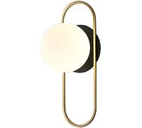 Wmmner Applique Murale Intérieur Led Luminaires D'Éclairage Mural Gold Led Spotlight Designer Model Room Wall Washer 9W G9 Ampoule Wall Mount Applique Lustre Chandelier, Or + Blanc/Or+Noir